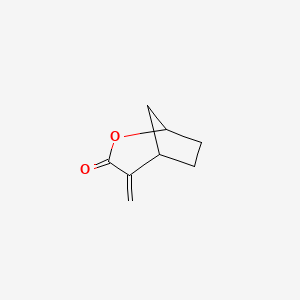 molecular formula C8H10O2 B14371002 4-Methylidene-2-oxabicyclo[3.2.1]octan-3-one CAS No. 90171-30-5