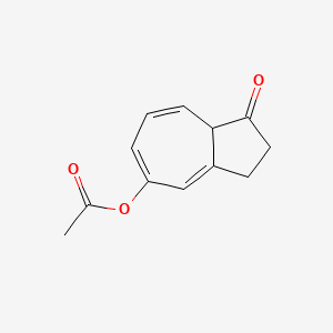 1-Oxo-1,2,3,8a-tetrahydroazulen-5-yl acetate