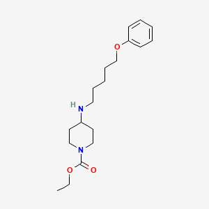 Ethyl 4-[(5-phenoxypentyl)amino]piperidine-1-carboxylate