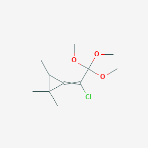 2-(1-Chloro-2,2,2-trimethoxyethylidene)-1,1,3-trimethylcyclopropane