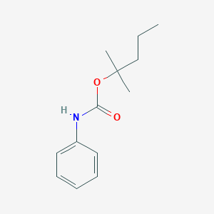 molecular formula C13H19NO2 B14371032 2-Methylpentan-2-yl phenylcarbamate CAS No. 92197-29-0