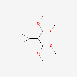 (1,1,3,3-Tetramethoxypropan-2-yl)cyclopropane