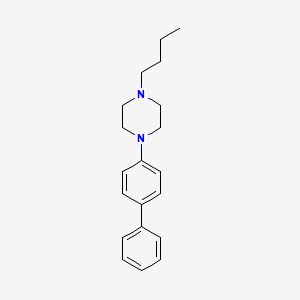 molecular formula C20H26N2 B14371044 1-([1,1'-Biphenyl]-4-yl)-4-butylpiperazine CAS No. 92177-57-6