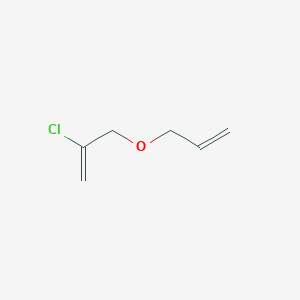 molecular formula C6H9ClO B14371056 2-Chloro-3-[(prop-2-en-1-yl)oxy]prop-1-ene CAS No. 90262-31-0