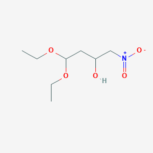 4,4-Diethoxy-1-nitrobutan-2-OL