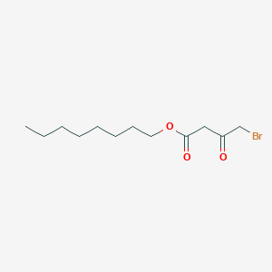 molecular formula C12H21BrO3 B14371080 Octyl 4-bromo-3-oxobutanoate CAS No. 90835-99-7