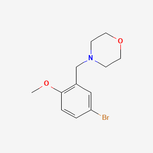 molecular formula C12H16BrNO2 B1437117 4-(5-溴-2-甲氧基苄基)吗啉 CAS No. 7016-14-0