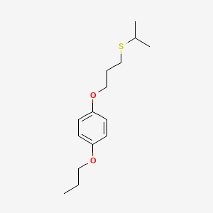 1-{3-[(Propan-2-yl)sulfanyl]propoxy}-4-propoxybenzene