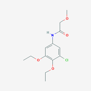 N-(3-Chloro-4,5-diethoxyphenyl)-2-methoxyacetamide