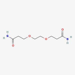 Propanamide, 3,3'-[1,2-ethanediylbis(oxy)]bis-