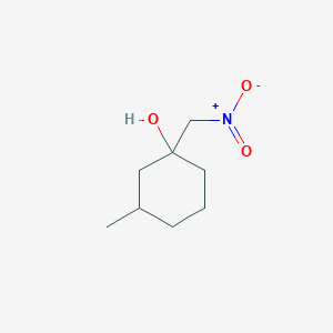 3-Methyl-1-(nitromethyl)cyclohexan-1-ol