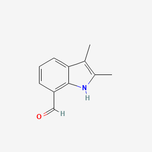 molecular formula C11H11NO B1437141 2,3-Dimethyl-1H-indole-7-carbaldehyde CAS No. 103987-28-6