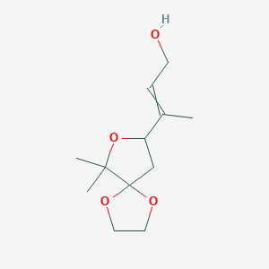 3-(6,6-Dimethyl-1,4,7-trioxaspiro[4.4]nonan-8-yl)but-2-en-1-ol