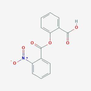 B14371621 2-[(2-Nitrobenzoyl)oxy]benzoic acid CAS No. 89882-94-0