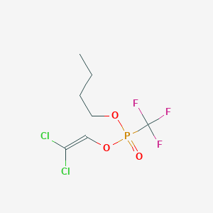 Butyl 2,2-dichloroethenyl (trifluoromethyl)phosphonate