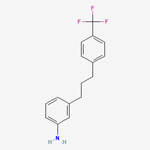 3-{3-[4-(Trifluoromethyl)phenyl]propyl}aniline