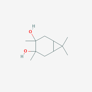 3,4,7,7-Tetramethylbicyclo[4.1.0]heptane-3,4-diol