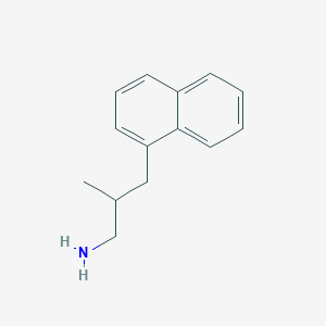molecular formula C14H17N B1437180 2-Methyl-3-(naphthalen-1-yl)propan-1-amine CAS No. 1123169-44-7