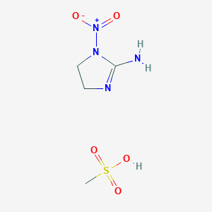 methanesulfonic acid;1-nitro-4,5-dihydroimidazol-2-amine