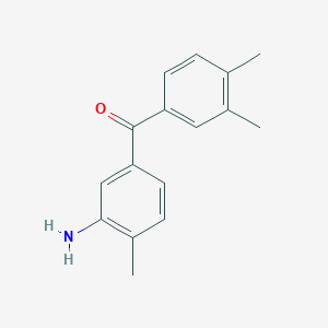 (3-Amino-4-methylphenyl)(3,4-dimethylphenyl)methanone