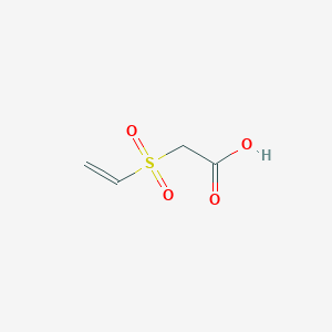 molecular formula C4H6O4S B1437196 2-(乙烯磺酰基)乙酸 CAS No. 20854-29-9
