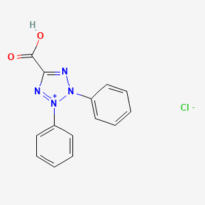 molecular formula C14H11ClN4O2 B1437201 2,3-Diphenyl-5-carboxytetrazolium Chloride CAS No. 2118-40-3