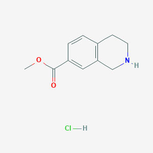 molecular formula C11H14ClNO2 B1437206 1,2,3,4-四氢异喹啉-7-甲酸甲酯盐酸盐 CAS No. 220247-69-8