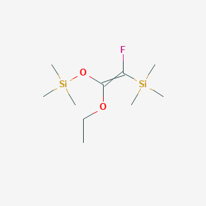 molecular formula C10H23FO2Si2 B1437218 Fluorotrimethylsilylketene Ethyl Trimethylsilyl Acetal CAS No. 1068142-02-8