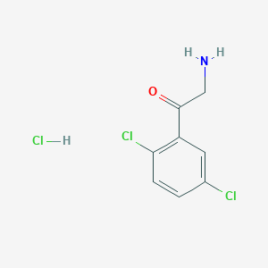 molecular formula C8H8Cl3NO B1437219 2-Amino-1-(2,5-dichloro-phenyl)-ethanone hydrochloride CAS No. 51084-88-9