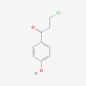 molecular formula C9H9ClO2 B143723 3-氯-1-(4-羟基苯基)丙酮 CAS No. 7182-38-9