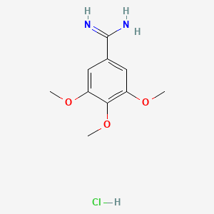 molecular formula C10H15ClN2O3 B1437244 3,4,5-三甲氧基苯并酰胺盐酸盐 CAS No. 4156-59-6