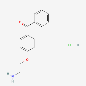 B1437259 [4-(2-Aminoethoxy)phenyl](phenyl)methanone hydrochloride CAS No. 1185504-45-3