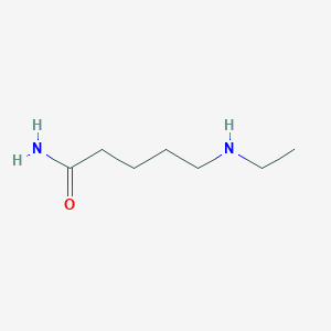 molecular formula C7H16N2O B14372702 5-(Ethylamino)pentanamide CAS No. 90068-49-8