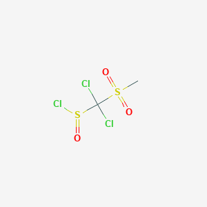 Dichloro(methanesulfonyl)methanesulfinyl chloride