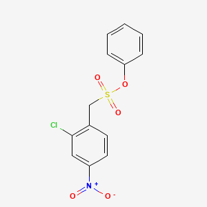 Phenyl (2-chloro-4-nitrophenyl)methanesulfonate