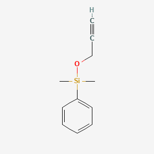 Silane, dimethylphenyl(2-propynyloxy)-