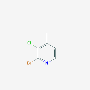 molecular formula C6H5BrClN B1437285 2-Bromo-3-chloro-4-methylpyridine CAS No. 884495-42-5