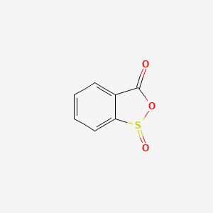 molecular formula C7H4O3S B14372866 2,1lambda~4~-Benzoxathiole-1,3-dione CAS No. 91837-36-4