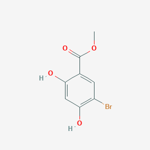 molecular formula C8H7BrO4 B1437287 Methyl 5-bromo-2,4-dihydroxybenzoate CAS No. 98437-43-5