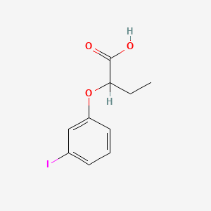 molecular formula C10H11IO3 B14372908 2-(3-Iodophenoxy)butanoic acid CAS No. 90888-05-4