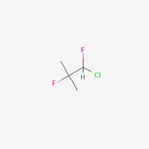 molecular formula C4H7ClF2 B14372922 1-Chloro-1,2-difluoro-2-methylpropane CAS No. 90424-68-3