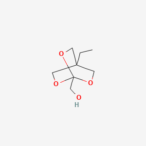 molecular formula C8H14O4 B14372928 (4-Ethyl-2,6,7-trioxabicyclo[2.2.2]octan-1-yl)methanol CAS No. 89574-96-9