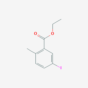 molecular formula C10H11IO2 B1437294 5-碘-2-甲基苯甲酸乙酯 CAS No. 612833-45-1