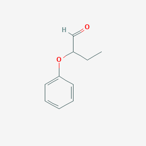 molecular formula C10H12O2 B14372974 Butanal, 2-phenoxy- CAS No. 92016-54-1