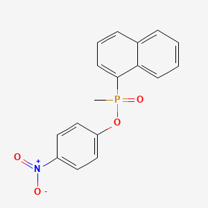 4-Nitrophenyl methyl(naphthalen-1-yl)phosphinate