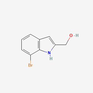 molecular formula C9H8BrNO B1437301 (7-溴-1H-吲哚-2-基)甲醇 CAS No. 53590-63-9