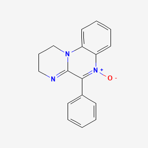 1H-Pyrimido[1,2-a]quinoxaline, 2,3-dihydro-5-phenyl-, 6-oxide