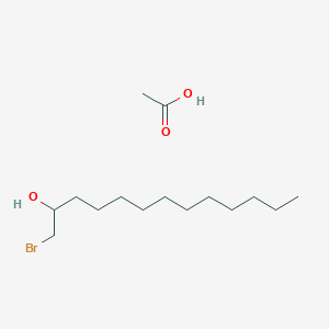 Acetic acid;1-bromotridecan-2-ol