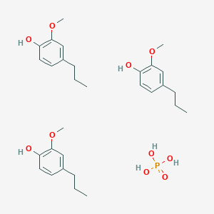 2-Methoxy-4-propylphenol;phosphoric acid