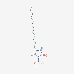 Methyl 4-dodecyl-5-methyl-2-oxoimidazolidine-1-carboxylate